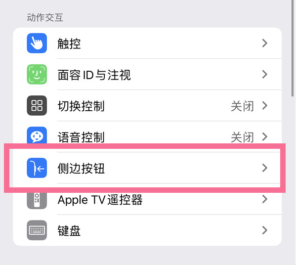 德城苹果14维修店分享iPhone14 Plus侧键双击下载功能关闭方法 