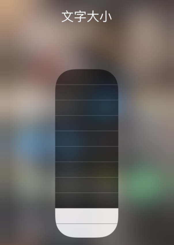德城苹果手机维修分享小技巧：在 iPhone 控制中心快速调节字体大小 
